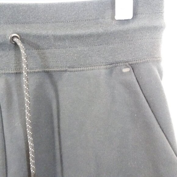 Nike Black Skirt Size M Athletic Pockets Sweatshirt Drawstring Waist Modest Comf - Picture 6 of 9